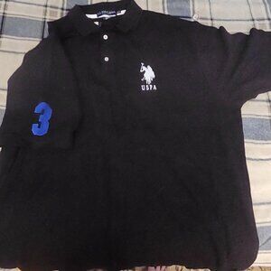Black US Polo Shirt